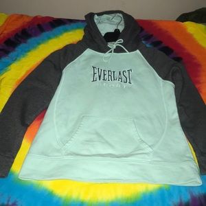 Sea Foam and Gray Everlast Sport Hoodie